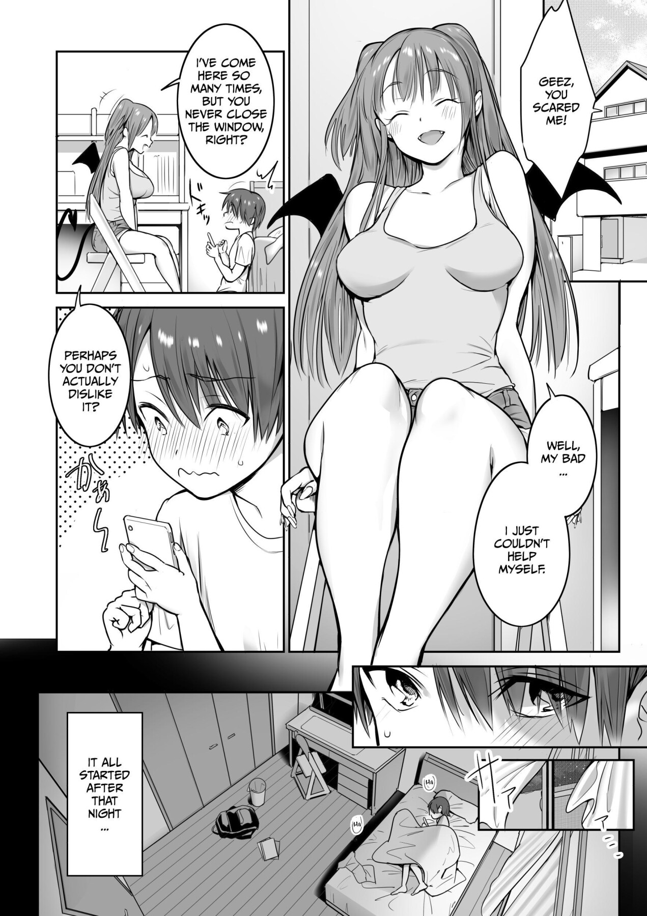 Hentai Manga Comic-Succubus Comes Knocking On My Door-Read-4